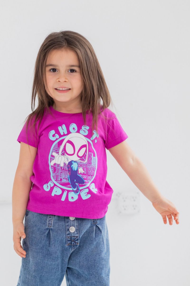 Toddler Girls Marvel 2 Pack T-Shirts