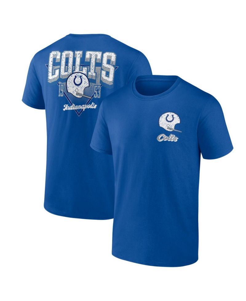 Men's Royal Indianapolis Colts Never Over T-Shirt