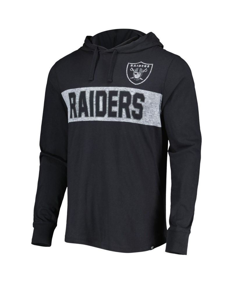 Men's Black Las Vegas Raiders Field Franklin Pullover Hoodie