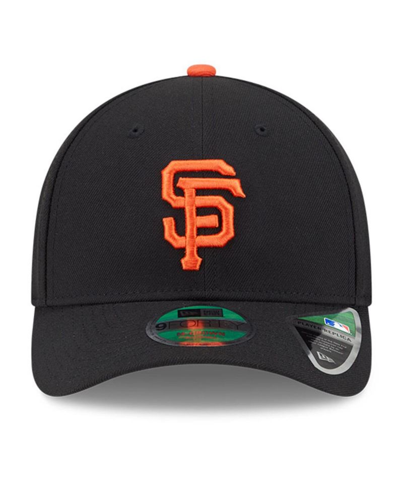 Men's Black San Francisco Giants Player Replica 9FORTY Adjustable Hat