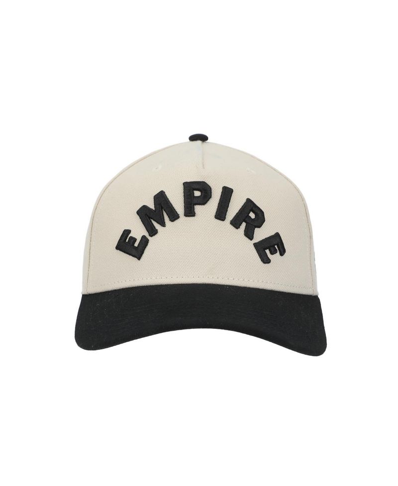 Men's Empire White and Black A-Frame Snapback Hat