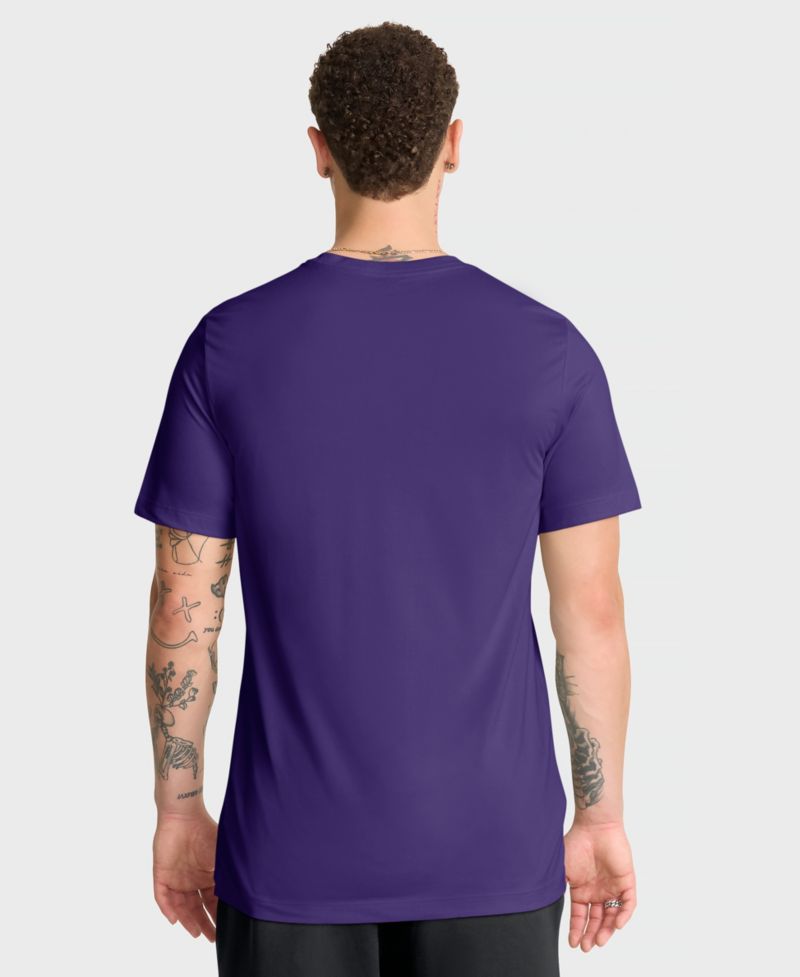 Men's Purple LSU Tigers Primetime Legend Football Icon Dri-FIT T-Shirt