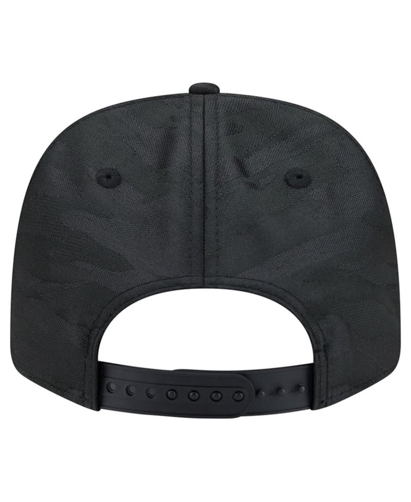 Men's Black New York Knicks Camo 9SEVENTY Perforated Adjustable Hat