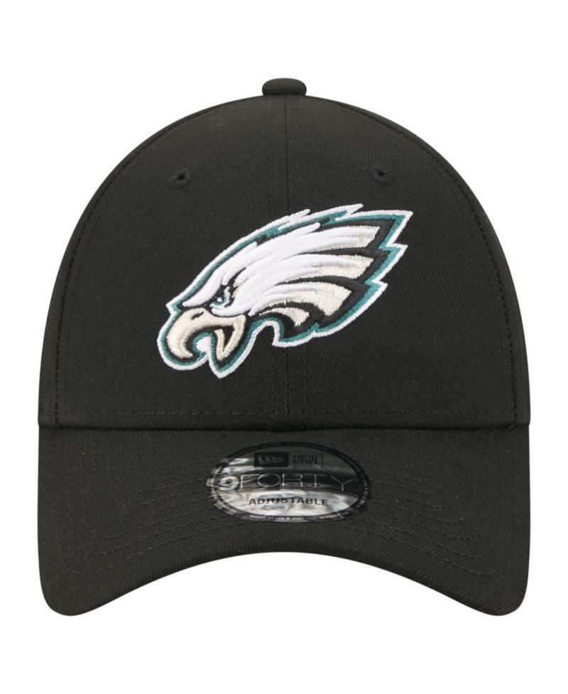 Men's Black Philadelphia Eagles Core Team 9FORTY Adjustable Hat