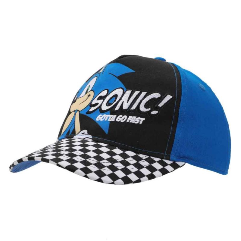 Character and Checkered Patterns 2-Piece Curved Snapback Hat and Bi-Fold Wallet Set