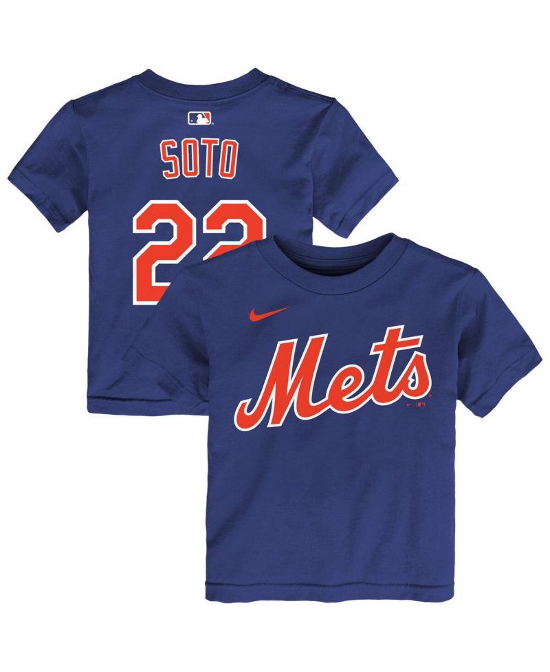 Baby Boys and Girls Juan Soto Royal New York Mets Name & Number T-Shirt