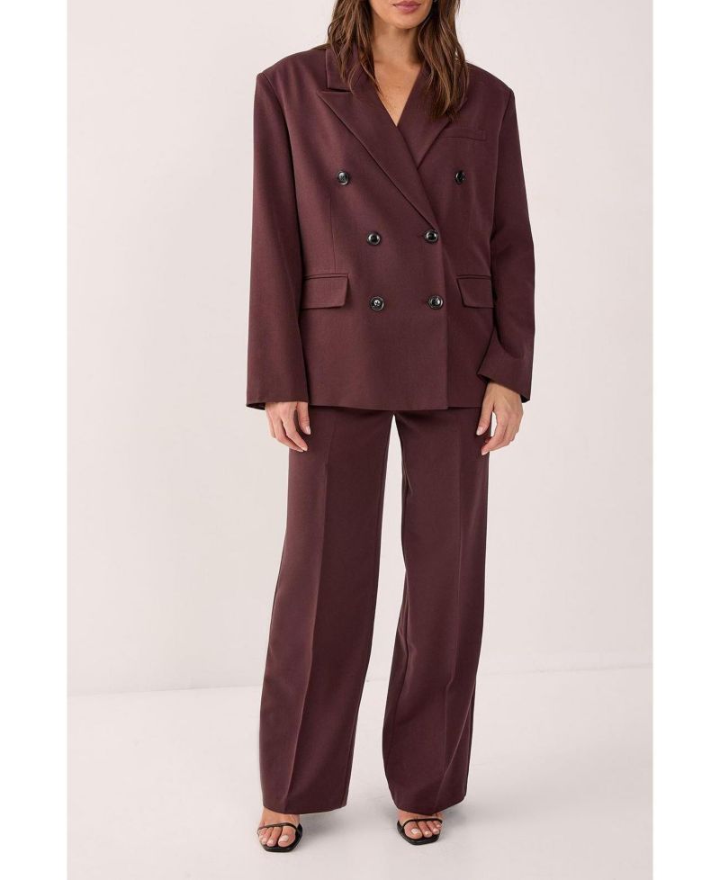 Women's Double Breasted Oversized Blazer