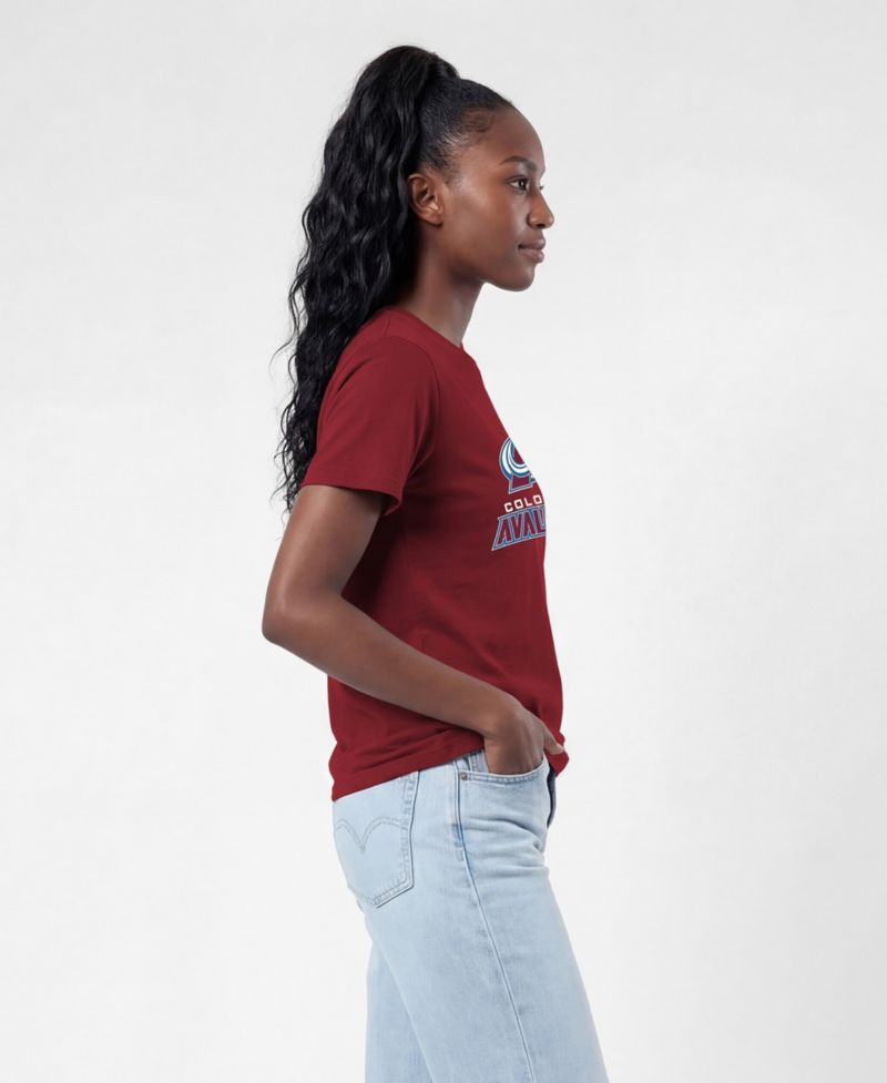Women's Colorado Avalanche Wordmark Lockup T-Shirt