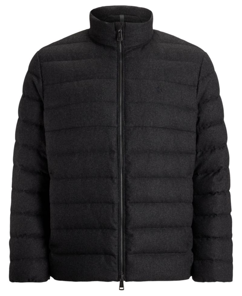 Men's Big & Tall Colden Down Quilted-Herringbone Regular-Fit Jacket