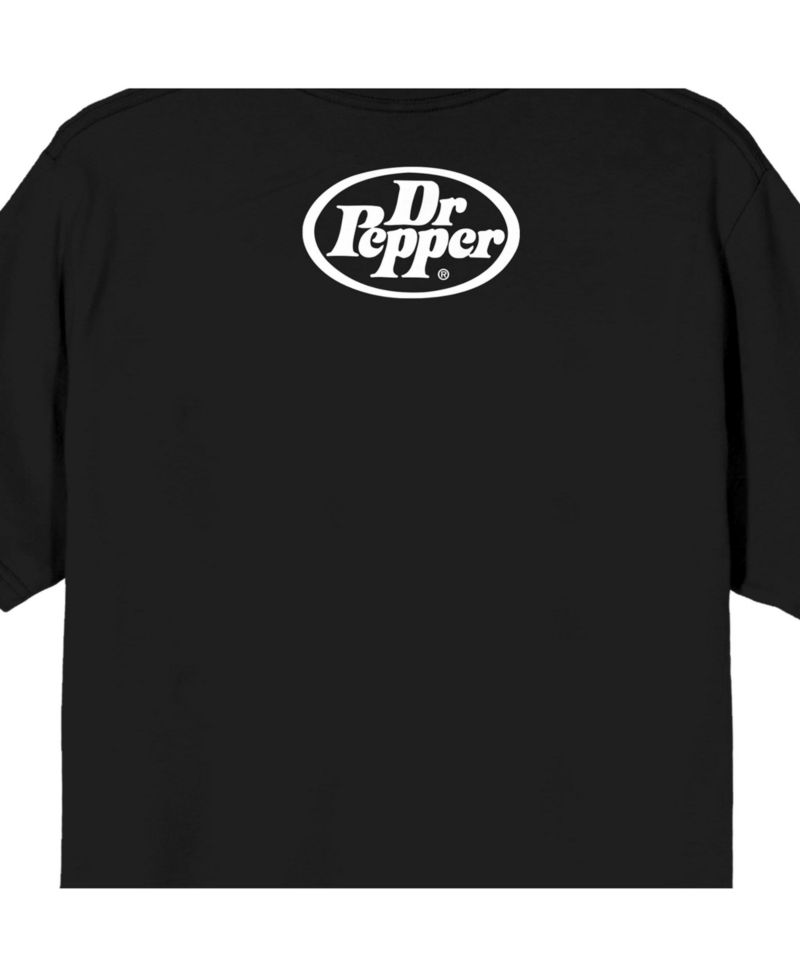 Men's Dr. Pepper I'm a Pepper and Dr. Pepper logo on Black Short Sleeve Adult T-Shirt