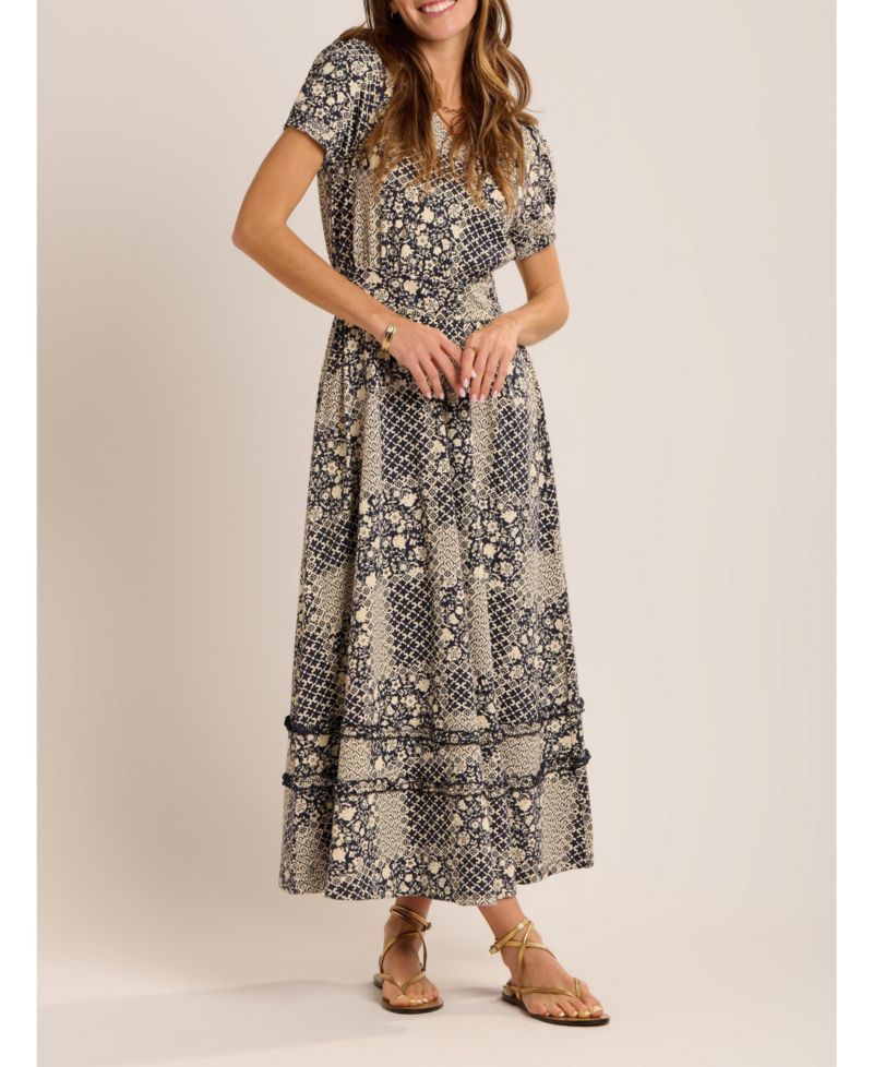 Women's Katerina Floral-Print V-Neck Maxi Dress