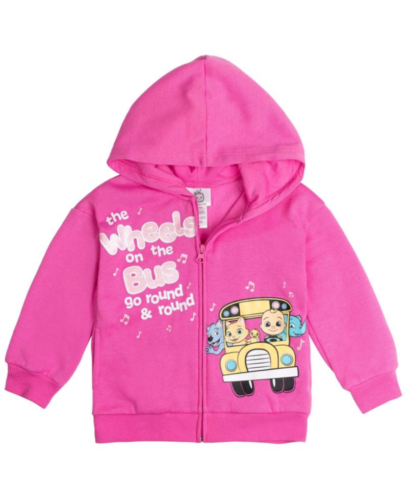 Toddler Girls JJ Fleece Zip Up Hoodie Toddler|Child