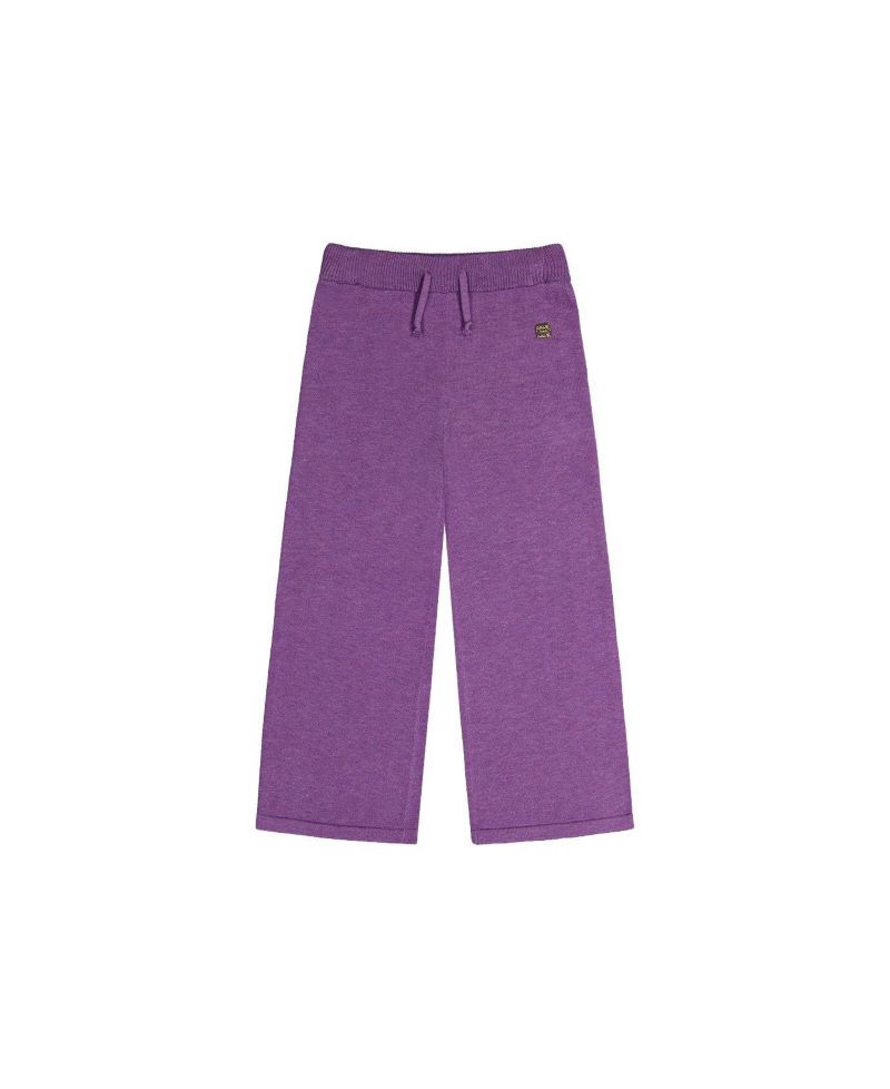 Little and Big Girl (6-12) Knitted Wide Leg Pants