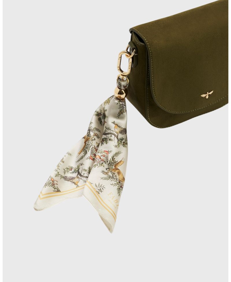 Beth Faux Suede Saddle Bag