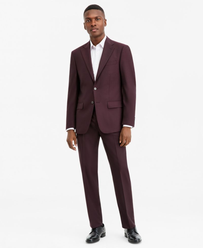 Men's Slim-Fit Wool-Blend Suit Separates