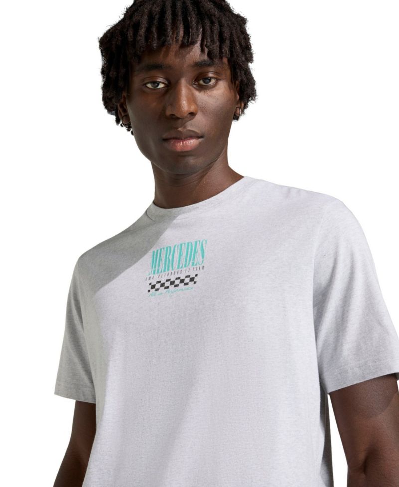 Men's Heather Gray Mercedes-AMG Petronas F1 Team Graphic T-Shirt