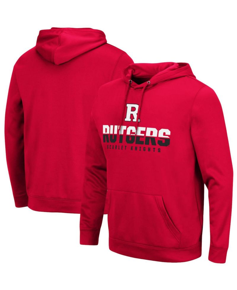 Men's Scarlet Rutgers Scarlet Knights Lantern Pullover Hoodie