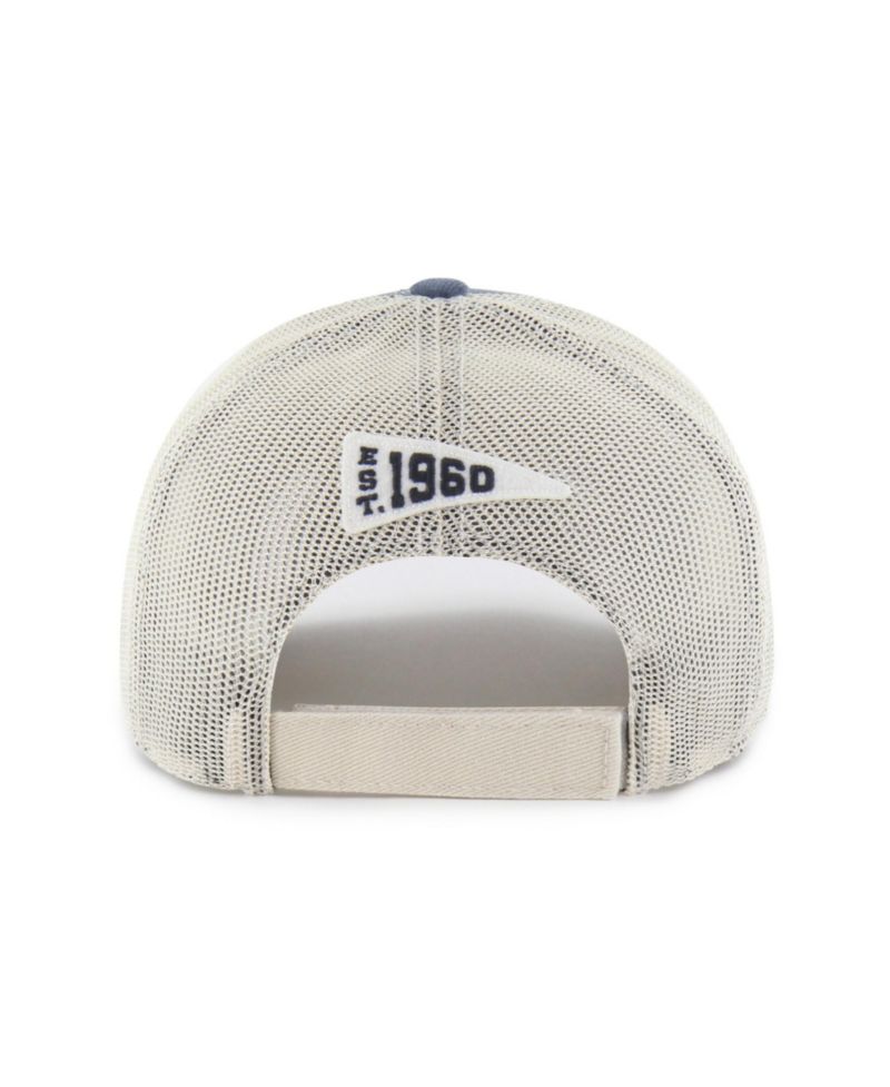 Men's Navy Denver Broncos Egremont Well-Worn Adjustable Trucker Hat