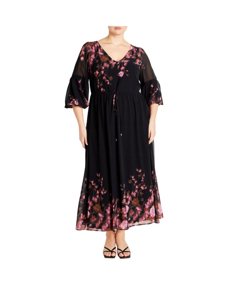 Plus Size Romance Border Dress