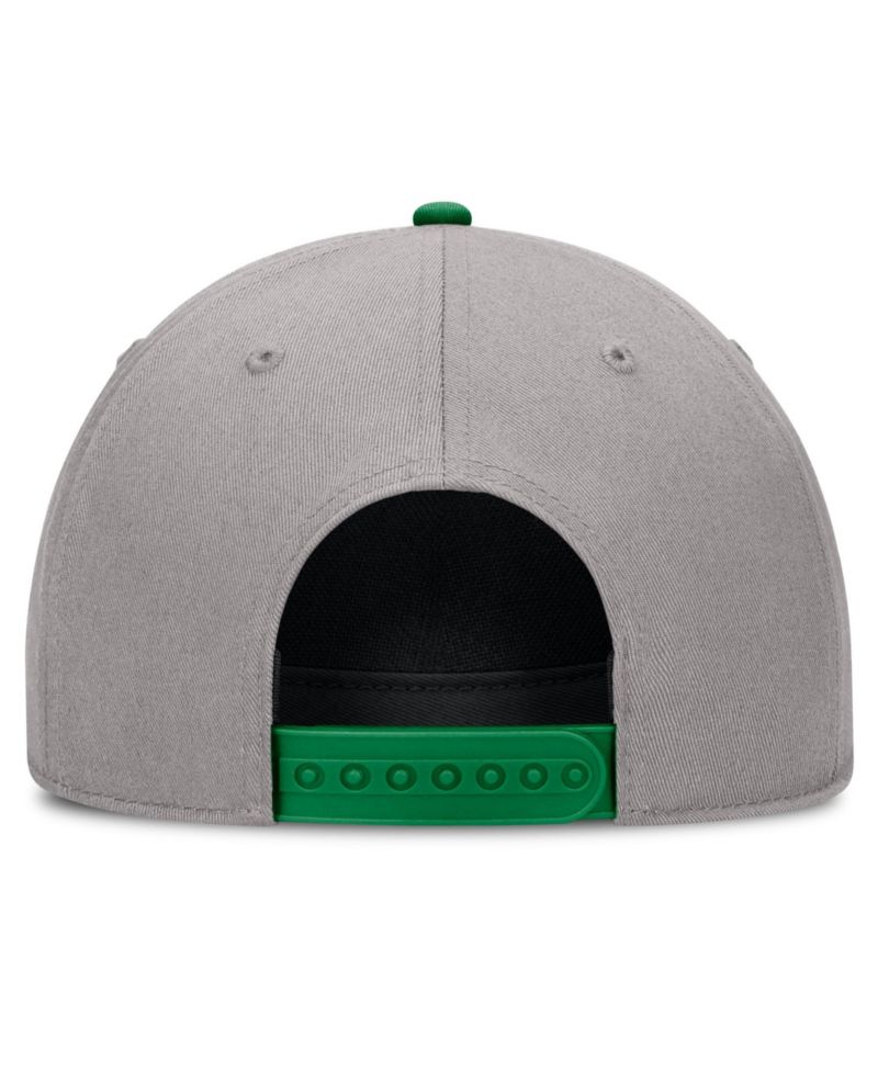Men's and Women's Gray Oregon Ducks Primetime Rise Rope Adjustable Hat