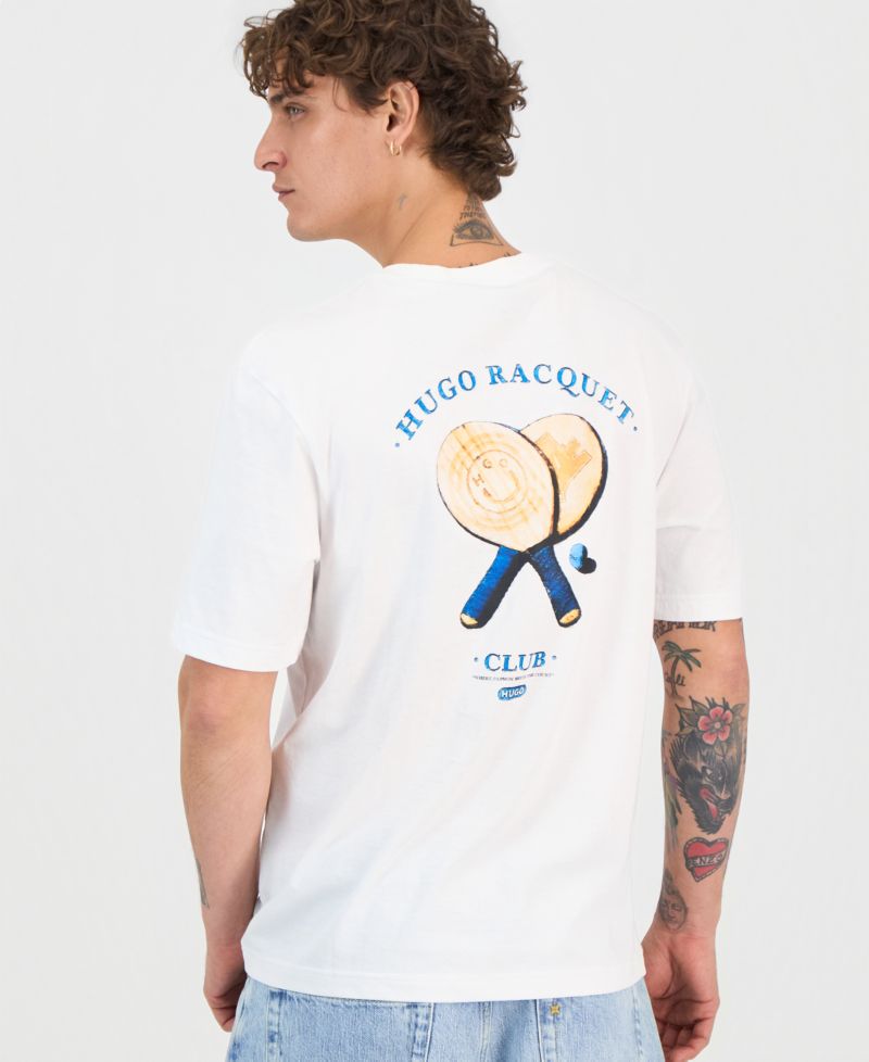 Men's Nulaxo Cotton Graphic Regular-Fit T-Shirt