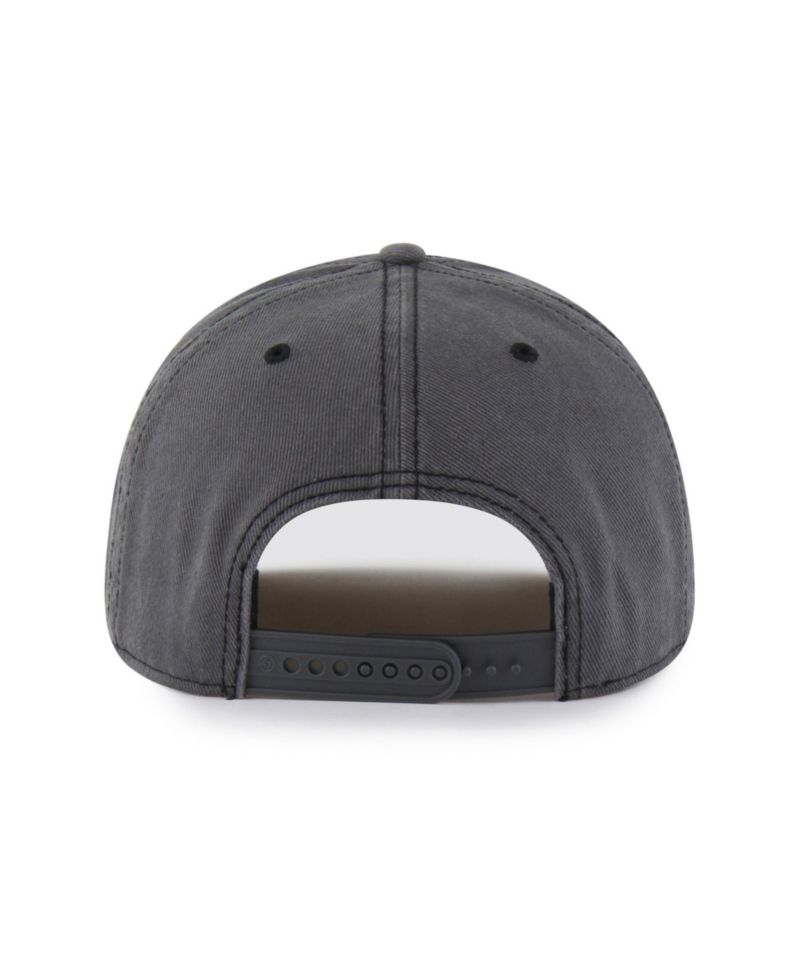 Men's '47 Charcoal Detroit Lions Calderwood Well Worn Hitch Adjustable Hat