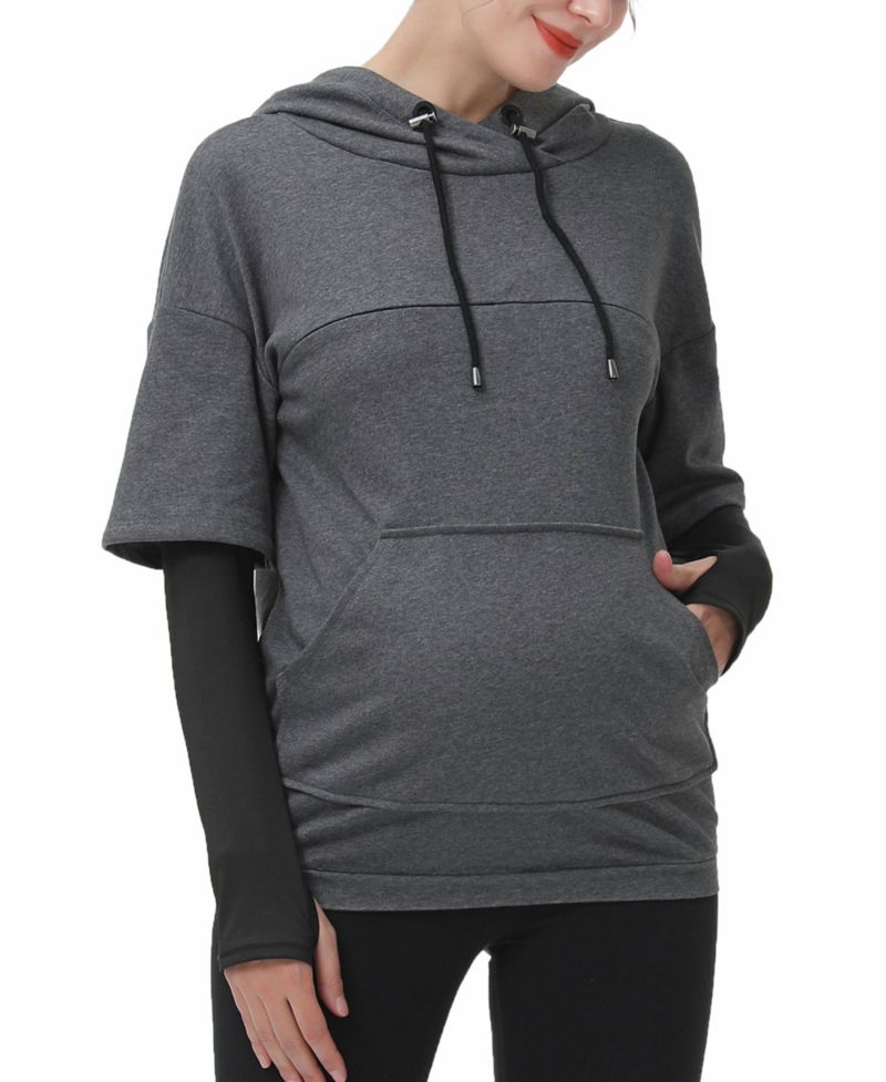 Maternity Nursing Active Hoodie Sweatshirt
