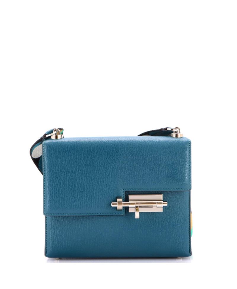 Mini Verrou Bag Chevre Mysore and Canvas