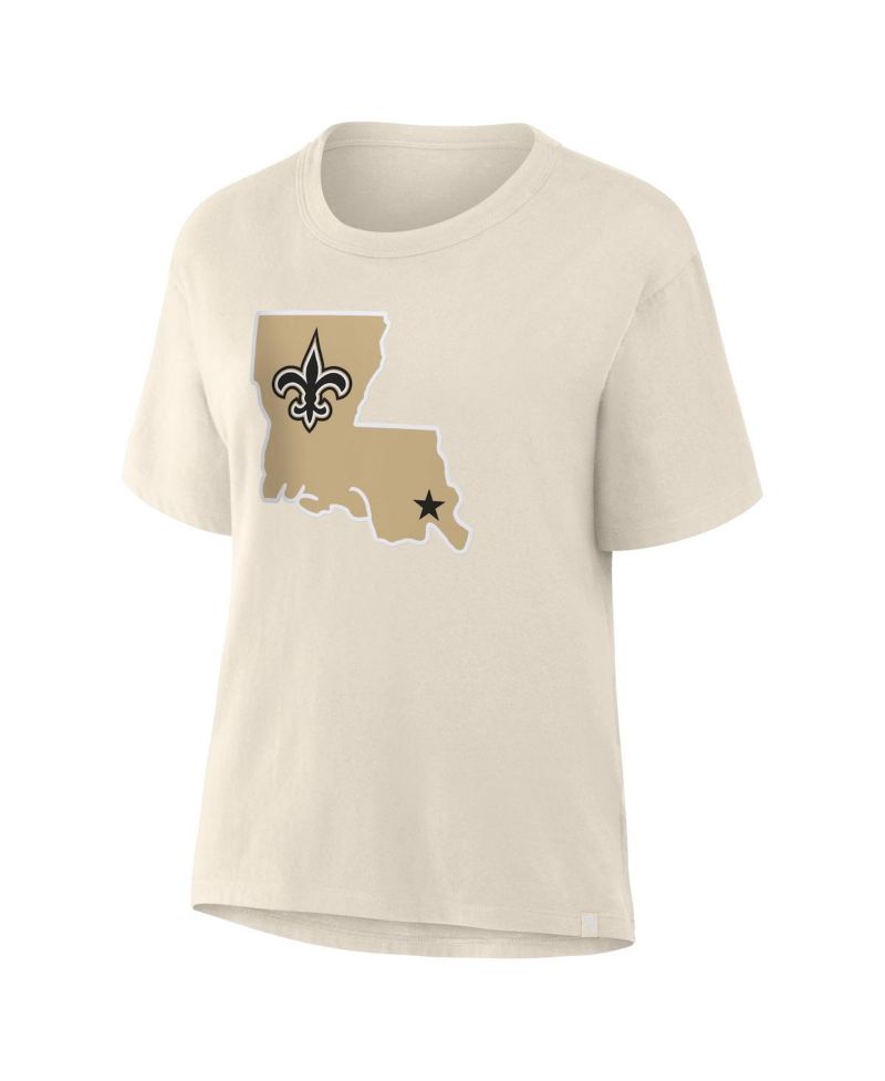 Women's Cream New Orleans Saints Dove Legacy T-Shirt