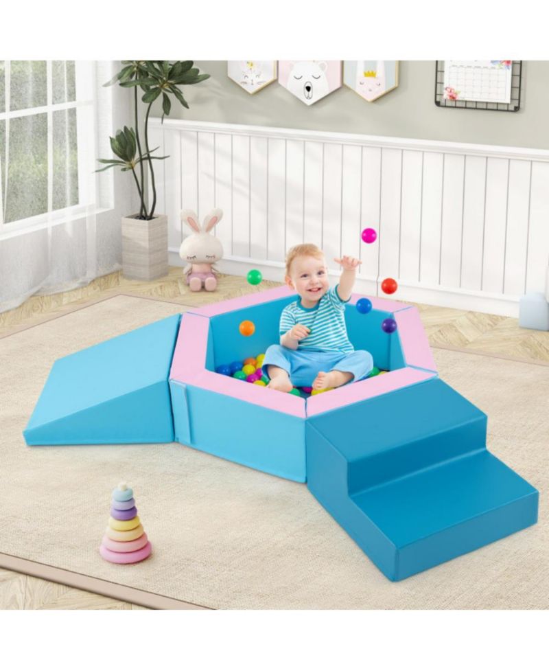 3 Piece Baby Foam Climbing Set with 100 Ocean Balls