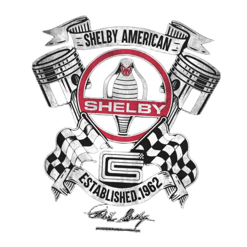 Men's Shelby Cobra Piston Chequered T-Shirt