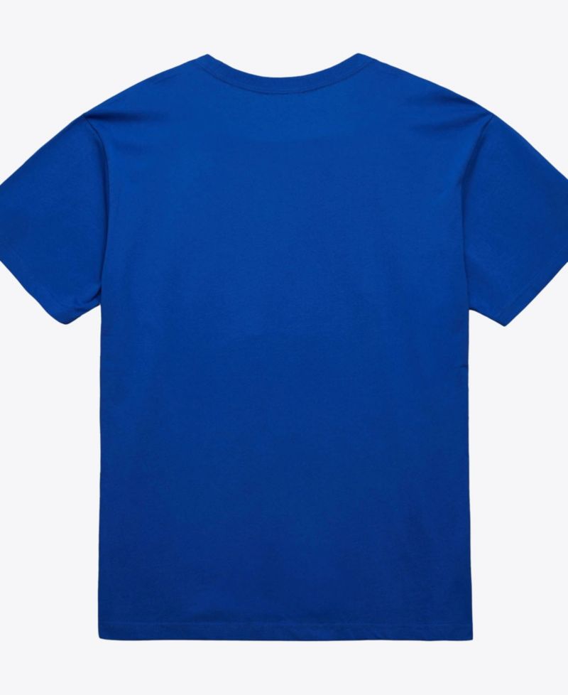 Men's Royal New York Mets Script Sweep Arch T-Shirt