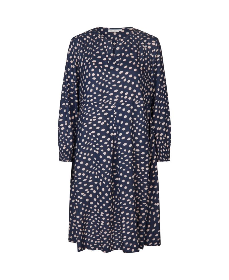 Women's MaNexora Polka Dot Midi Dress