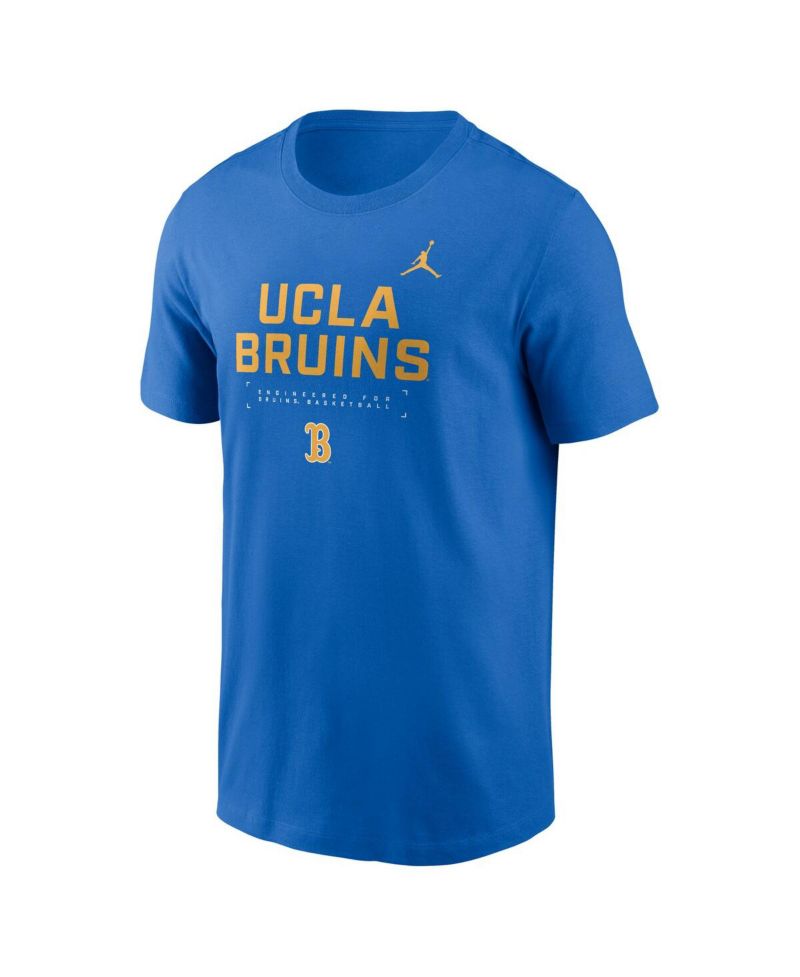 Men's Blue UCLA Bruins 2025 Courtside Basketball Performance T-Shirt
