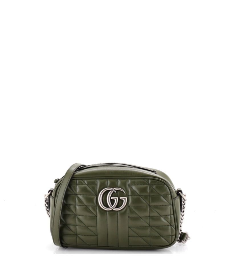 Small GG Marmont Shoulder Bag Mixed Matelasse Leather