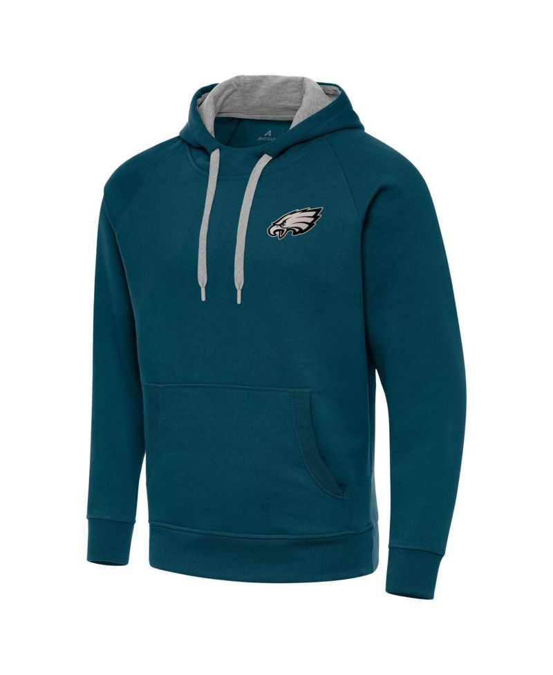 Men's Midnight Green Philadelphia Eagles Victory Pullover Hoodie