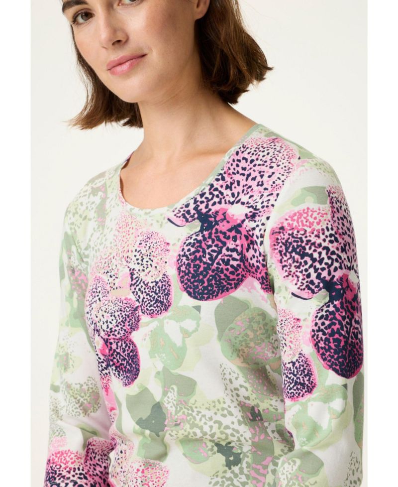 Women's Bouquet Print T-Shirt
