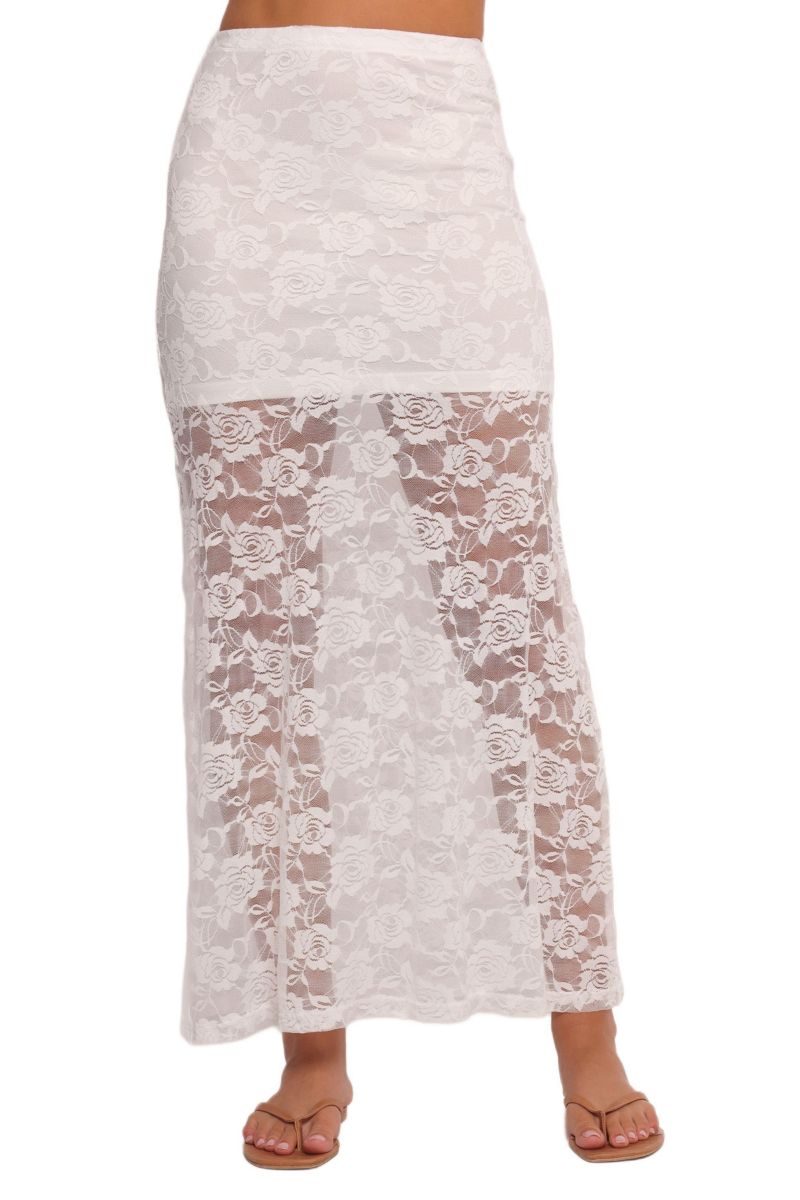 Women's Laken Sheer Lace Maxi Skirt