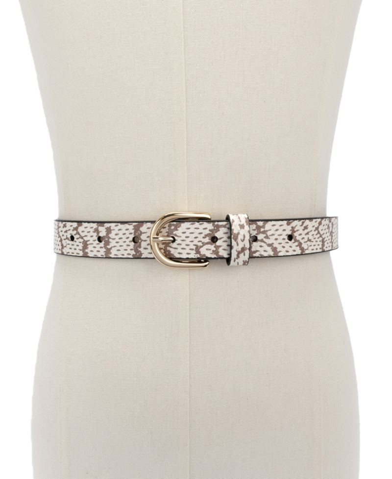 Printed Snake Belt