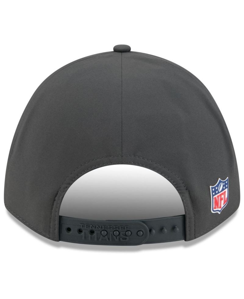 Men's Charcoal Tennessee Titans 2025 Sideline Cold Weather 9FORTY M-Crown Adjustable Hat