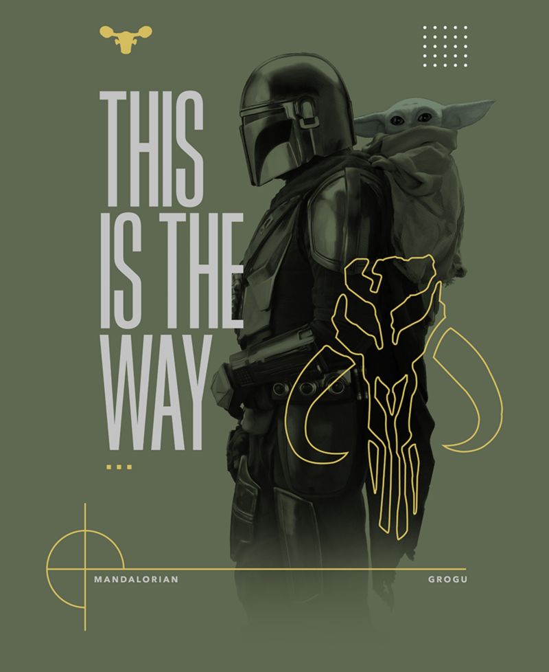 Men's Mandalorian This Is The Way Graphic T-Shirt