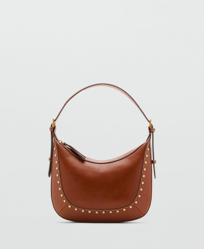 Women's Small Studded Shoulder Bag
