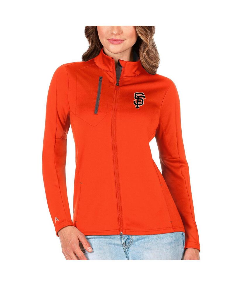 Women's Orange/Charcoal San Francisco Giants Generation Full-Zip Jacket