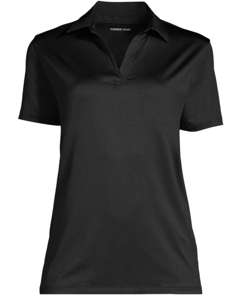 Women's Short Sleeve Rapid Dry Sport Neck Polo Shirt