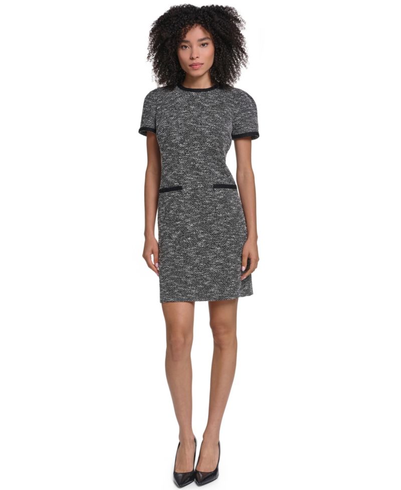 Women's Tweed Shift Dress