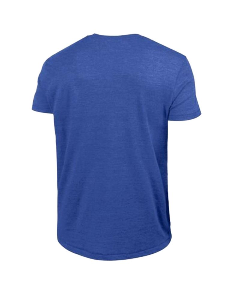 Men's Royal Kansas Jayhawks Triumph Tri-Blend T-Shirt