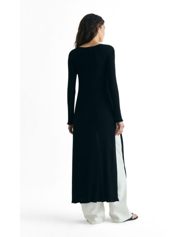 Women's Buttons Long Knit Cardigan