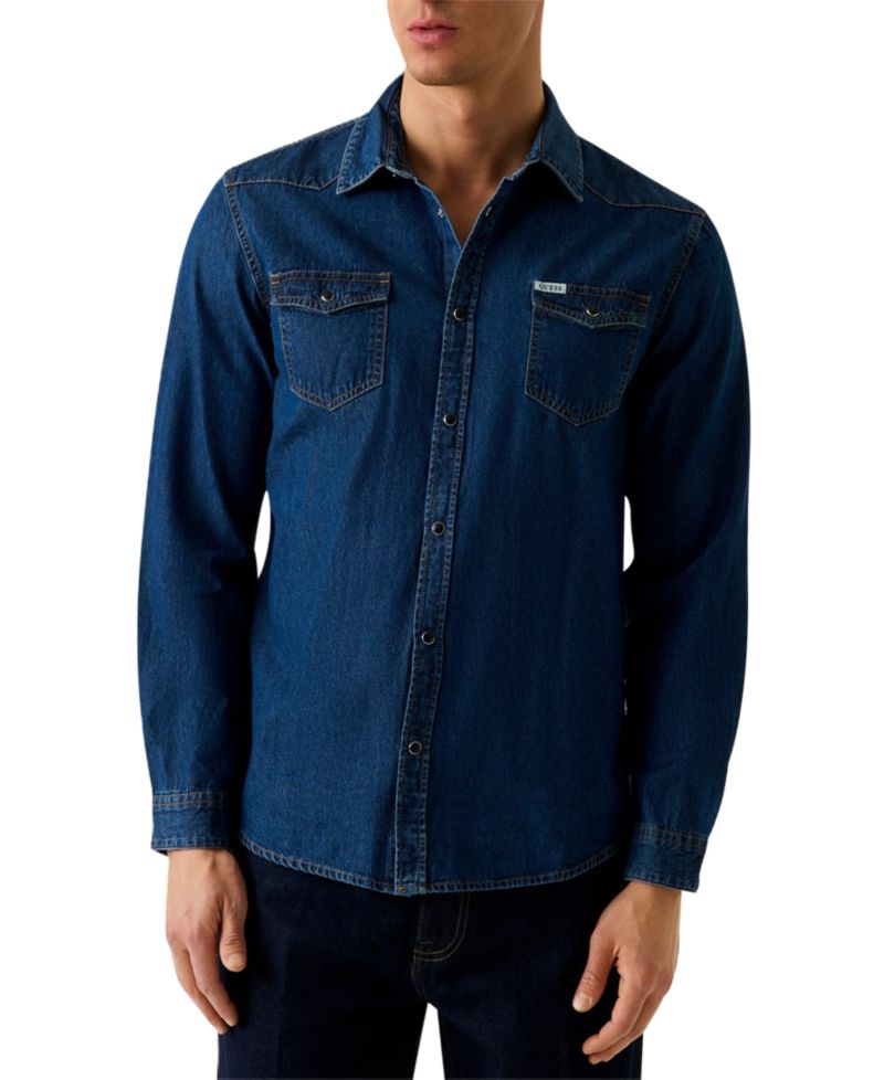 Men's Truckee Western Long-Sleeve Denim Shirt