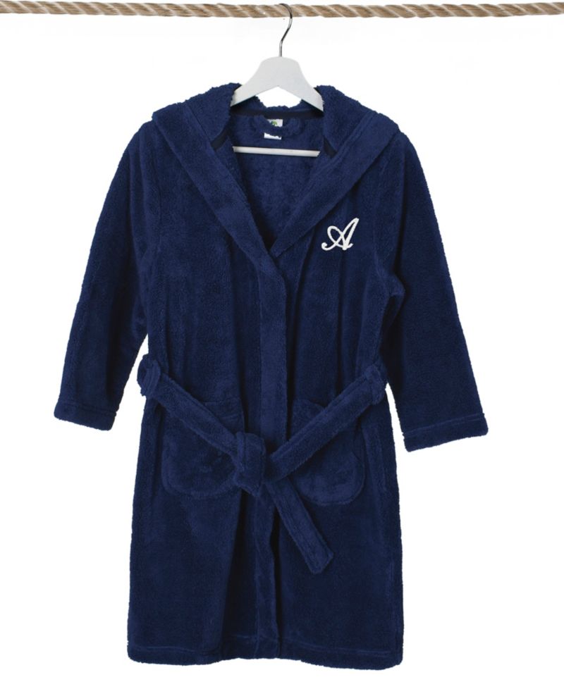 Personalized Kids Super Plush Hooded Bathrobe