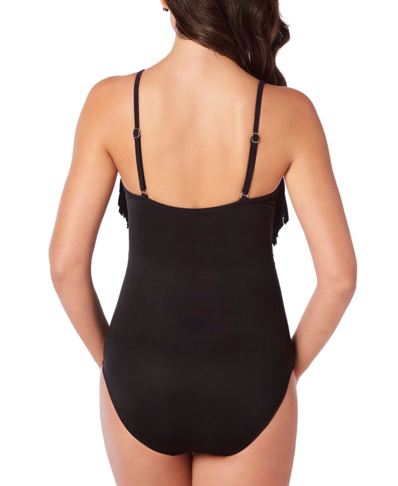 Blaire Fringed Underwire One-Piece Swimsuit